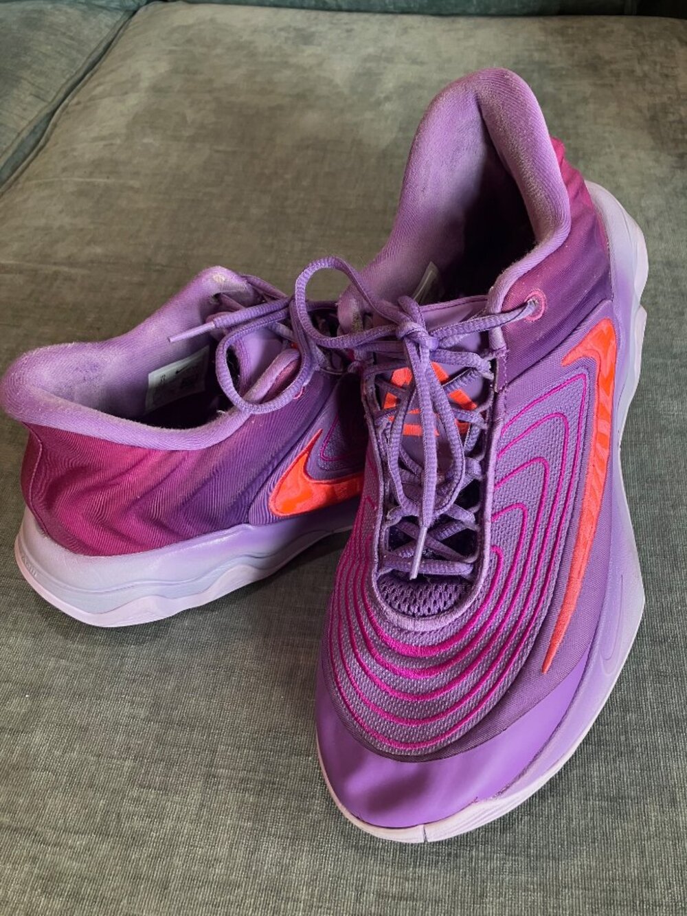 Nike Giannis Immortality 2 Mens 11 Oxygen Purple Hot Punch Basketball DM0825-600